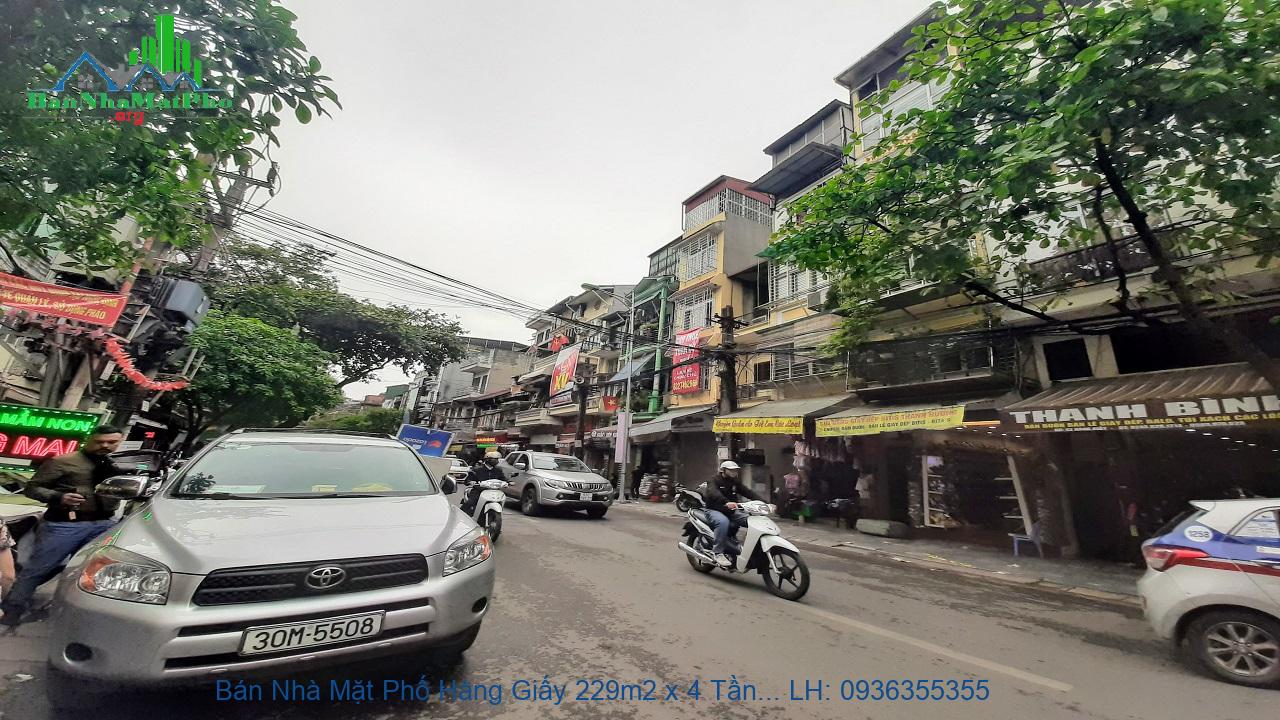 Bán Nhà Mặt Phố Hàng Giấy 229m2 x 4 Tầng, Mặt Tiền 6,2m, Giá Rẻ Bán Nhà Mặt Phố Hàng Giấy 229m2 x 4 Tầng, Mặt Tiền 6,2m, Giá Rẻ