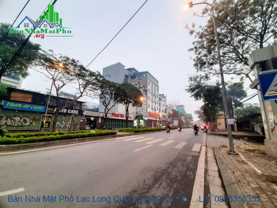 Bán Nhà Mặt Phố Lạc Long Quân 206m2x2T MT:11m Giá Rẻ Nhất