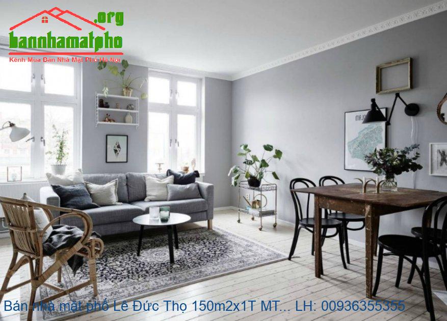 Bán nhà mặt phố Lê Đức Thọ 150m2x1T MT:8m giá 39tỷ