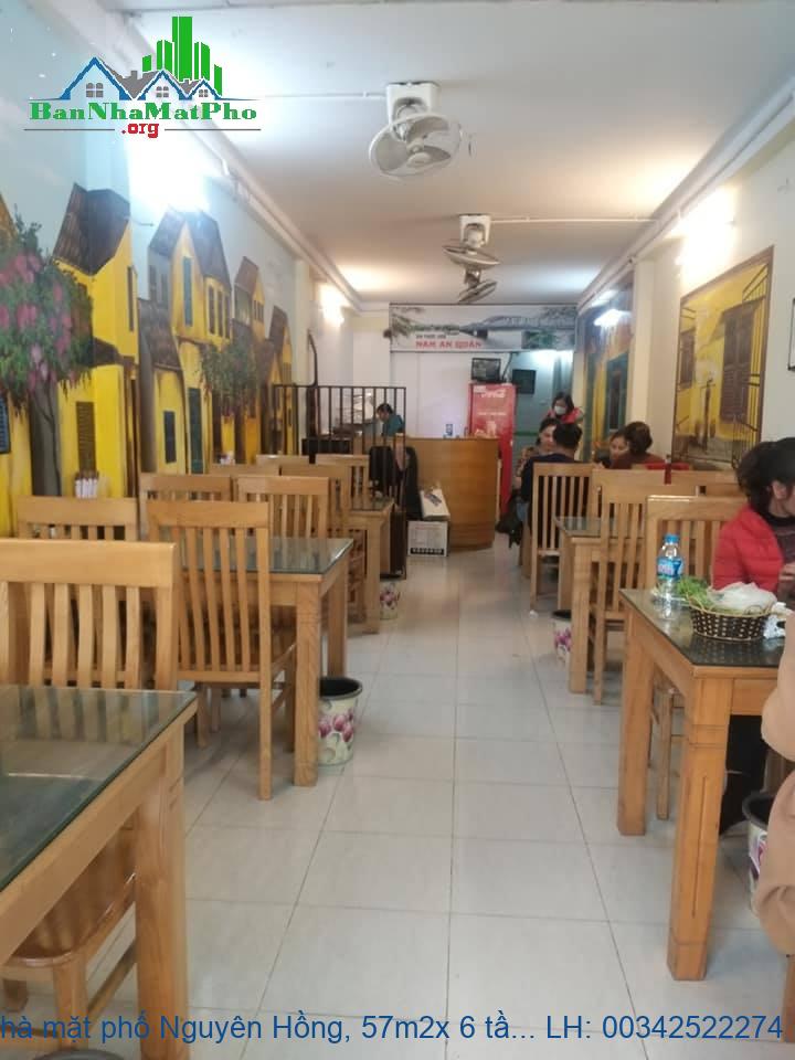 Bán nhà mặt phố Nguyên Hồng, 57m2x 6 tầng thông sàn, 20 tỷ, có ô chờ t