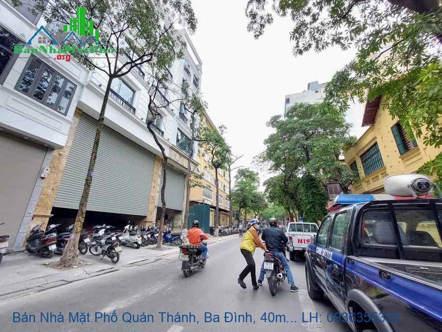 Bán Nhà Mặt Phố Quán Thánh, Ba Đình, 40m2x5T, MT:4m, Giá Rẻ