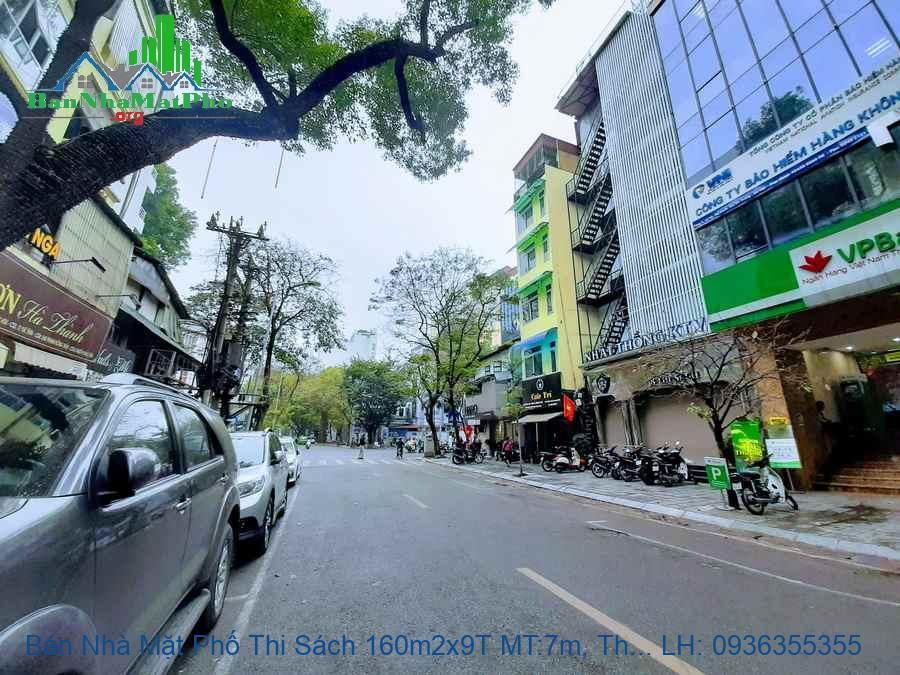 Bán Nhà Mặt Phố Thi Sách 160m2x9T MT:7m, Thang Máy, Giá Rẻ Nhất