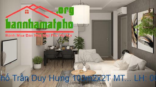 Bán nhà mặt phố Trần Duy Hưng 103m2x2T MT:6m TB giá 40tỷ