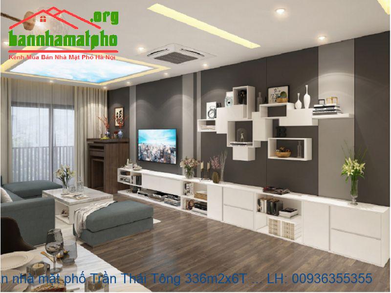 Bán nhà mặt phố Trần Thái Tông 336m2x6T MT:14m giá 120tỷ