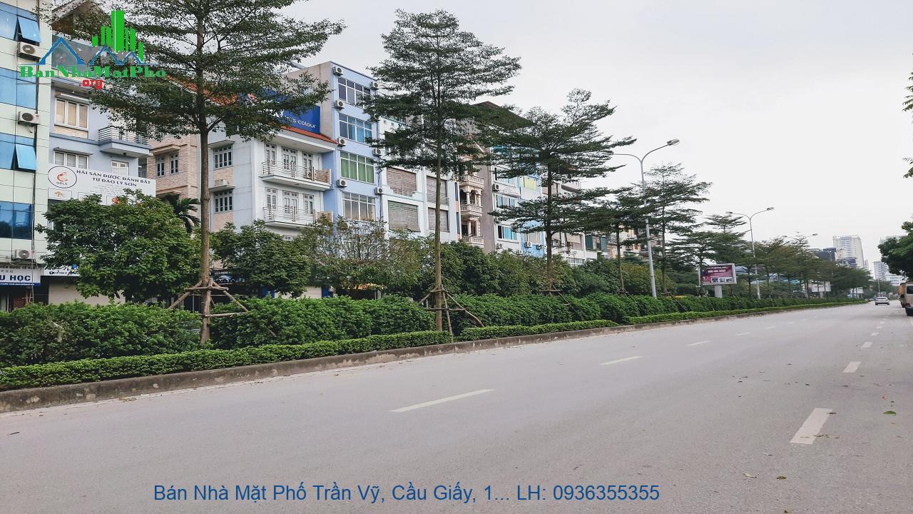 Bán Nhà Mặt Phố Trần Vỹ, Cầu Giấy, 139m2, 9 Tầng, Mặt Tiền 6,5m, Giá R