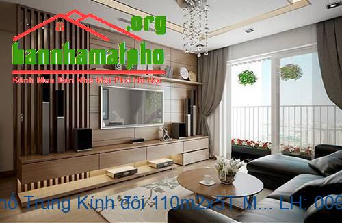 Bán nhà mặt phố Trung Kính đôi 110m2x5T MT:9m giá 50tỷ