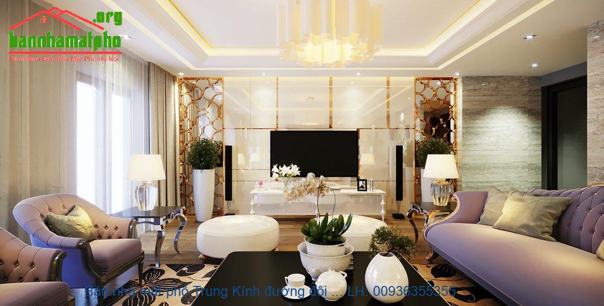 Bán nhà mặt phố Trung Kính đường đôi 103m2x4T MT:10m giá 46tỷ